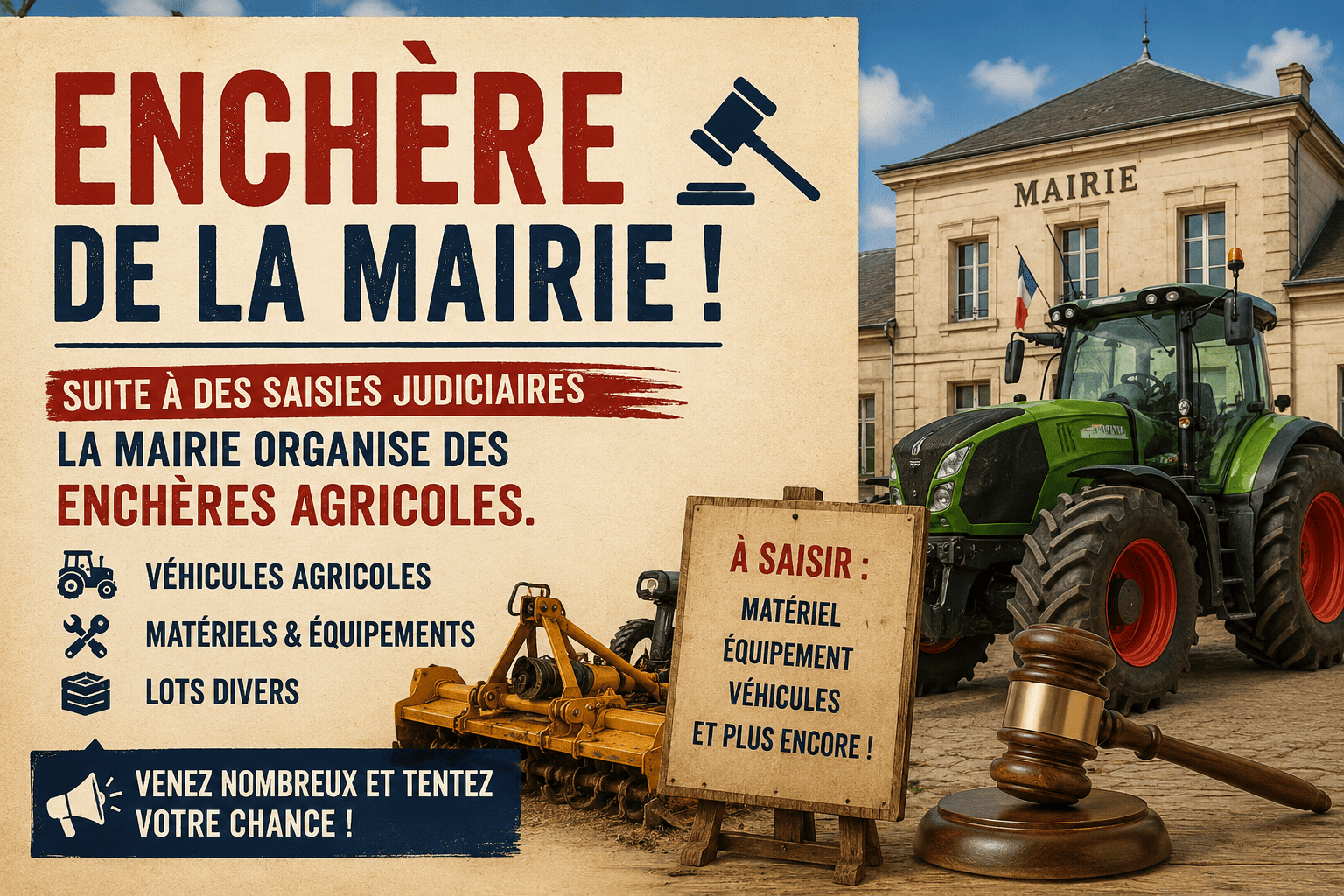 Enchère de la mairie !
